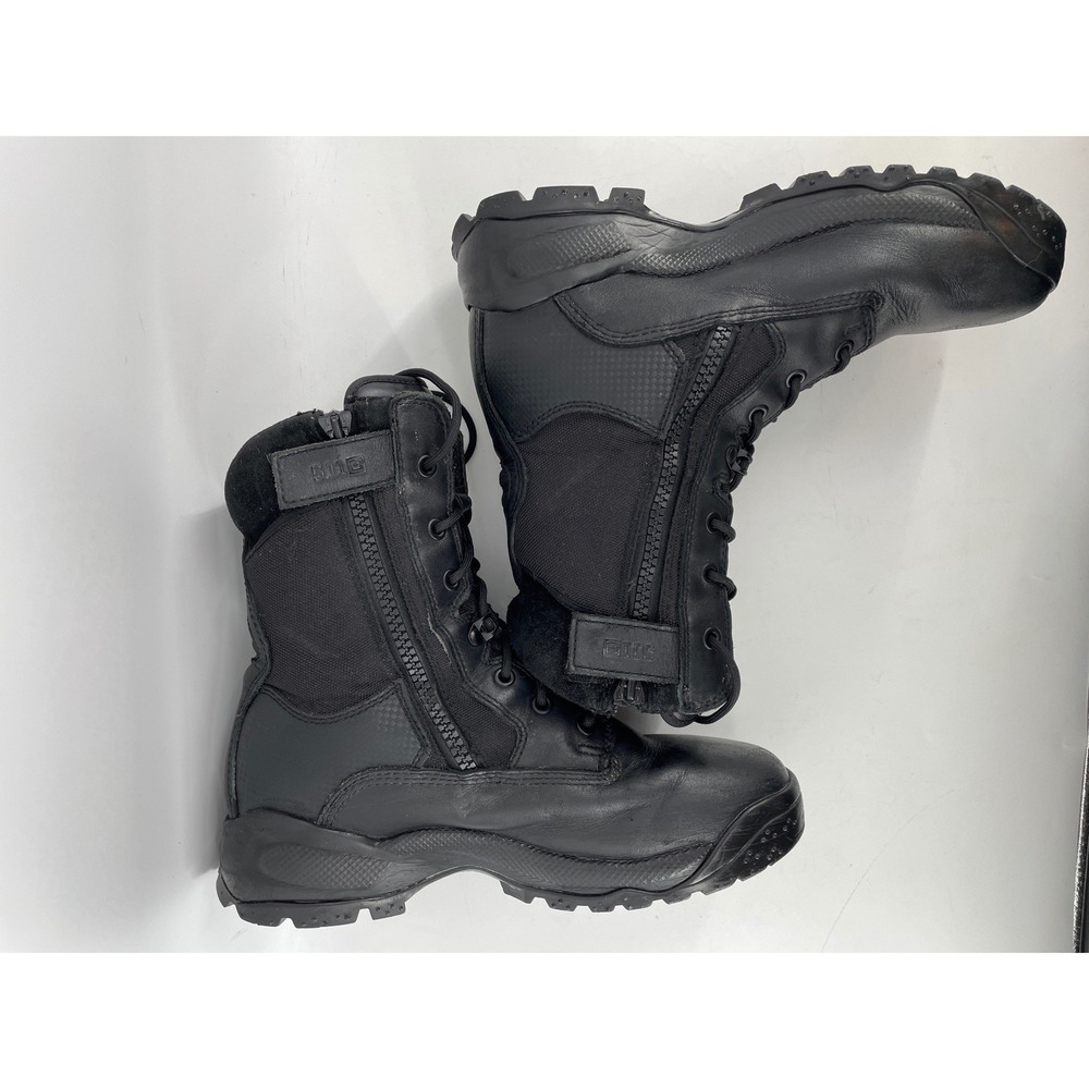 5.11 Tactical Boots Men's 10.5 Black ATAC Side Zip Performance Workwear Utility - Picture 2 of 9